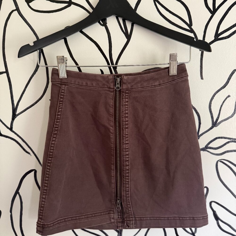 Free People Skirt in Hickory - Picture 2 of 3